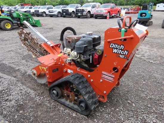 2018 DITCH WITCH C12X WALK BEHIND TRENCHER