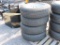 QTY 4) UNUSED 8 LUG TRAILER TIRES/WHEELS