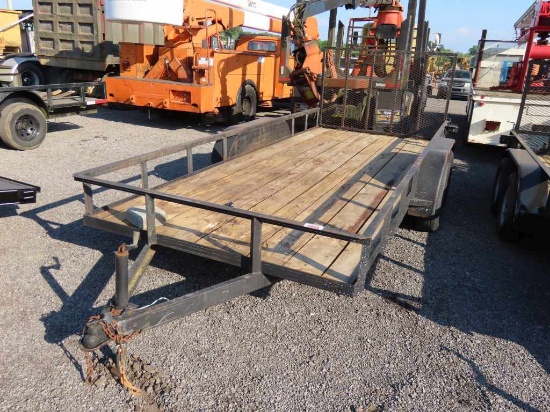 2006 WESCO 16' TANDEM AXLE BUMPER PULL TRAILER