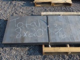 PALLET OF 3/16 SMOOTH METAL PLATE