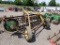 JOHN DEERE 640 SIDE DELIVERY HAY RAKE WITH DOLLY