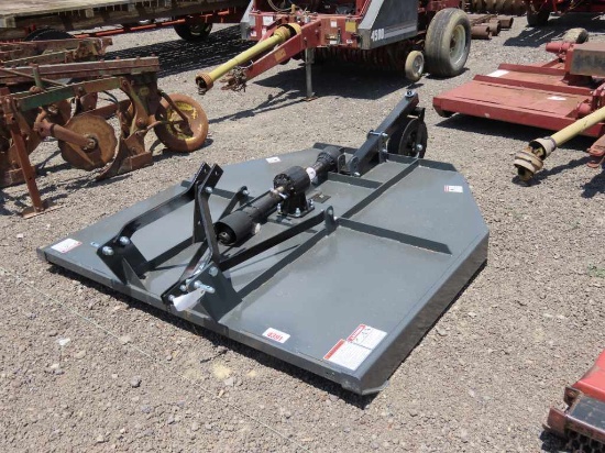 UNUSED 6' 3PT HITCH ROTARY CUTTER