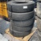 QTY 5) LOW PRO 285/75 R24.5 TIRES