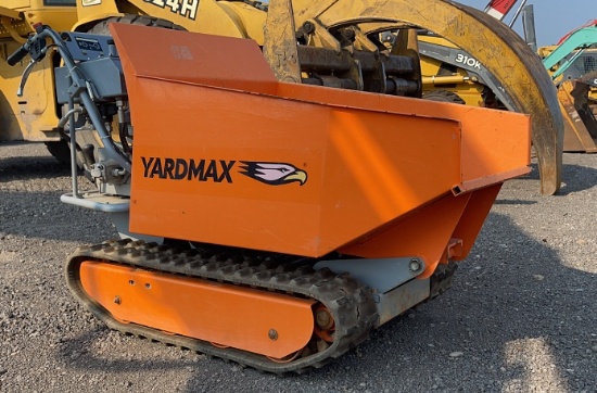 YARDMAX YD8105 TRACK BARROW WITH HYDRAULIC ASSIST