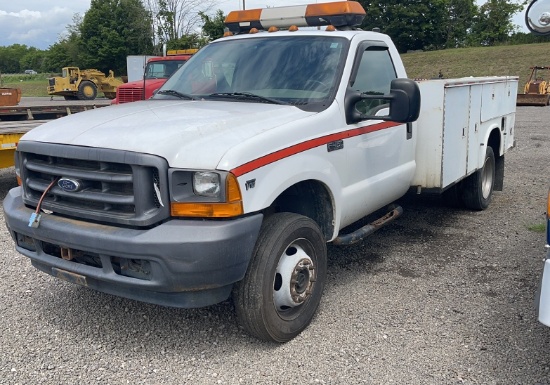 2001 FORD F-450 SERVICE TRUCK SINGLE CAB DUALLY