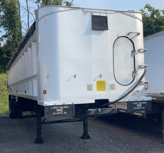 1998 MAC 39' FRAMELESS ALUMINUM DUMP TRAILER