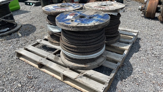 ROLL OF 7/8" CABLE APPROX 350'