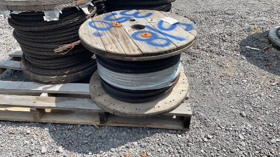 ROLL OF 5/8" CABLE APPROX. 350'