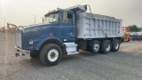 1989 KENWORTH T800 TRI-AXLE DUMP TRUCK