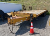 COOSA 29' DUAL TANDEM FLATBED PINTLE HITCH TRAILER