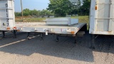 1990 EAST 45' SPREAD AXLE FLATBED SEMI TRAILER