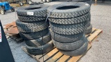 QTY 5) 245/70 R19.5 TIRES