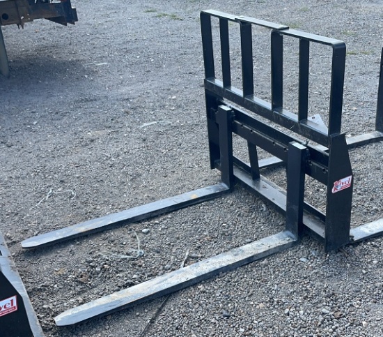 UNUSED KIVEL 48" SKID STEER FORKS