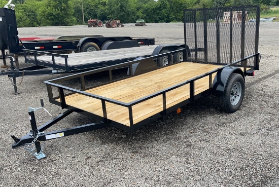 UNUSED 2021 A&D 6'X12' BUMPER PULL TRAILER
