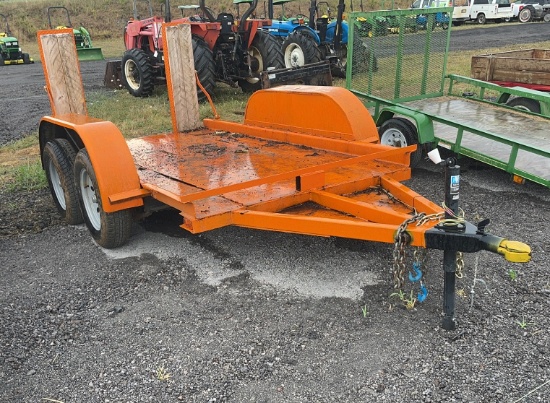 10'X62" TANDEM AXLE BUMPER PULL TRAILER