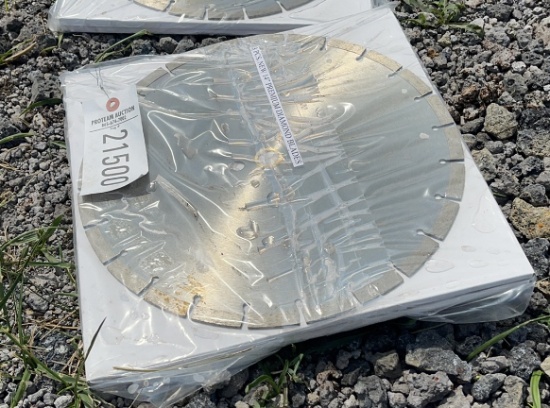 QTY 3) 14" PREMIUM DIAMOND BLADES