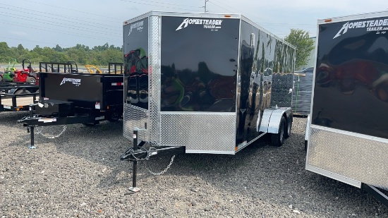 '21 UNUSED HOMESTEADER 7' X 16' ENCLOSED TRAILER