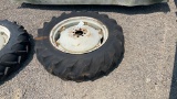 FORD 12.4 RIM CENTER AND TIRE
