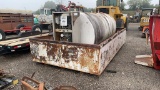 2000 GALLON FUEL TANK WITH PUMP STATION