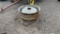 QTY 2) 12X28 MASSEY OR FORD RIMS AND CENTERS