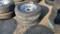 QTY 2) 205/75/R15 TRAILER TIRES ON 5 LUG RIMS