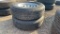 QTY 2) 205/75/R15 TRAILER TIRES ON 5 LUG RIMS