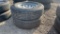 QTY 2) 205/75/R15 TRAILER TIRES ON 5 LUG RIMS