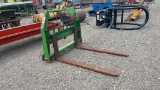 JOHN DEERE PALLET FORKS, JOHN DEERE QUICK ATTACH