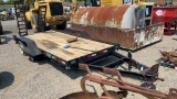 16' BUMPER PULL TANDEM AXLE PINTLE HITCH TRAILER