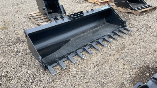 BLUE DIAMOND 84" SKID STEER TOOTH BUCKET