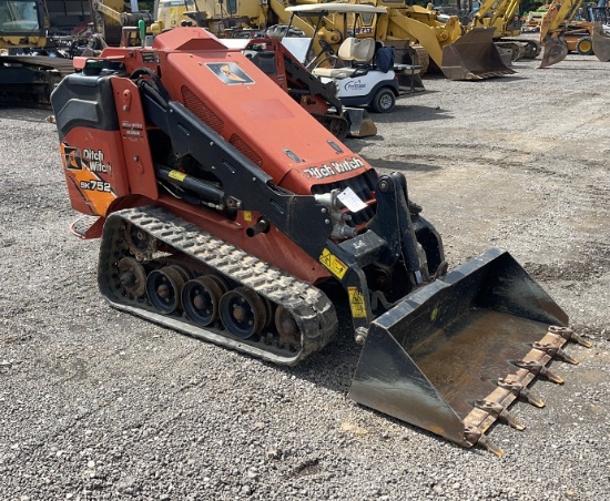 2016 DITCH WITCH SK752 WALK BEHIND SKID STEER