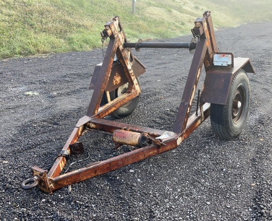 PINTLE HITCH CABLE SPOOL TRAILER