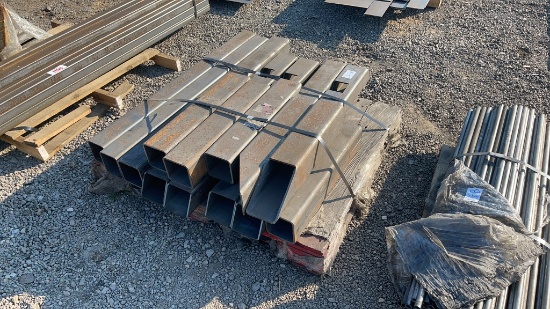 PALLET OF MISC 5"X5" TUBING 1/4" THICK