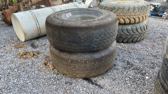 QTY 2) 22.5 ALCOA ALUMINUM FLOAT RIMS