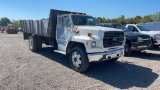 1991 FORD F-600 DUMP TRUCK