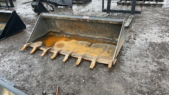 66" SKID STEER TOOTH BUCKET