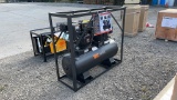 40 GALLON 2 STAGE AIR COMPRESSOR WITH GAS ENGINE