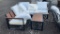 OUTDOOR LOUNGE SET WITH TABLE