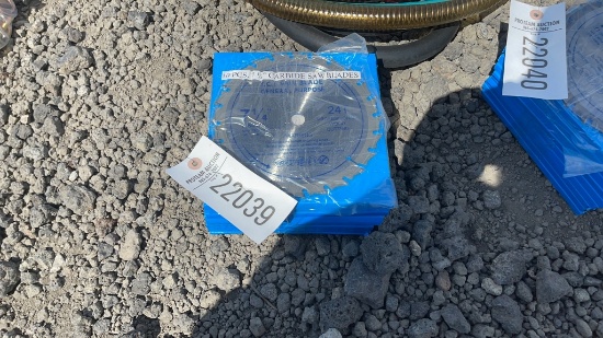 QTY 10) 7.25" CARBIDE SAW BLADES