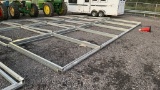 25'x32'x8' STEEL BUILDING FRAMEWORK WITH 5 TRUSSES