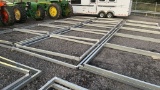 25'x32'x8' STEEL BUILDING FRAMEWORK WITH 5 TRUSSES