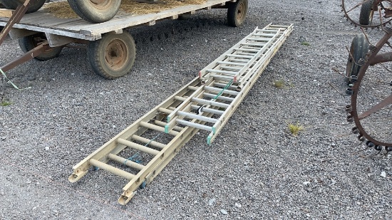 QTY 4) ALUMINUM LADDERS