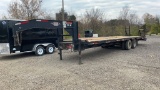 2017 HOOPER 30' FLATBED GOOSENECK TRAILER