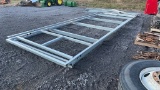 15'X22' METAL BUILDING FRAME WITH 5 METAL TRUSSES