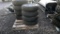 UNUSED QTY 4) 205/75/D15 TRAILER TIRES