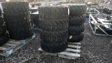 UNUSED QTY 4) 10-16.5 SKID STEER TIRES