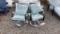 QTY 2) SWIVEL PATIO CHAIR