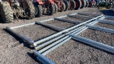 22'X24'X9' STEEL BUILDING FRAME W/ 5 TRUSSES