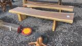 8' TEAK WOOD BENCH