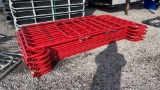 QTY 10) UNUSED 10' CORRAL PANELS WITH 4' WALK THRU